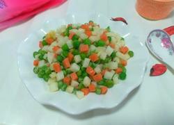 凉薯豌豆炒火腿