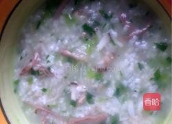 香菇青菜瘦肉猪皮粥的做法图解6