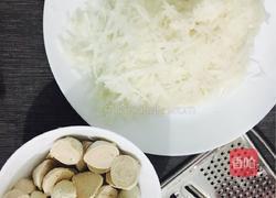 简易肉丸萝卜丝汤的做法图解2