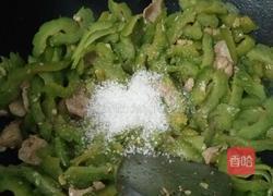 苦瓜炒肉的做法图解8