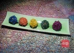 五色糯米肉团的做法图解15