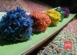 五色糯米肉团的做法图解17