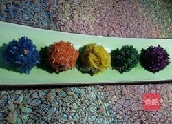 五色糯米肉团的做法图解16