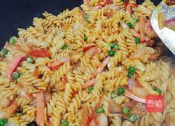 炒意面的做法图解12