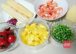 菠萝油条虾的做法图解2