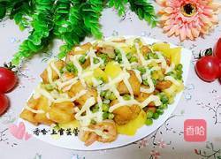 菠萝油条虾的做法图解14