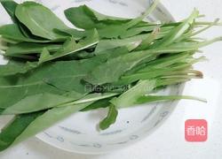 蒲公英煎饼的做法图解2