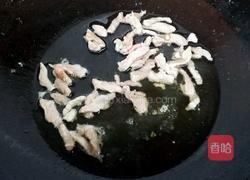 蒜苔炒肉丝的做法图解4