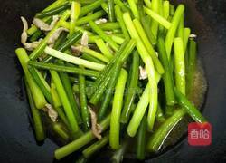 蒜苔炒肉丝的做法图解9