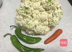 干锅有机菜花的做法图解1