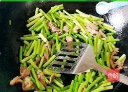 蒜苔炒肉丝的做法图解7