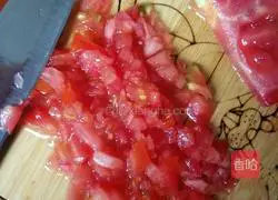 Illustration of how to make tomato egg pancake 3