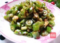 爽口青椒的做法图解6