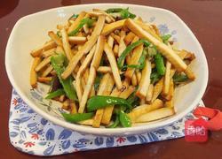 青椒豆腐干的做法图解5