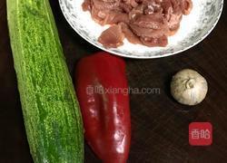 土黄瓜肉片的做法图解1