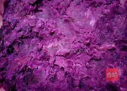 紫薯糯米滋的做法图解3