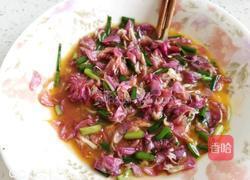 粉色洋槐花雞蛋餅的做法圖解3