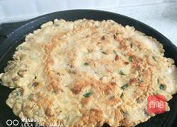 粉色洋槐花雞蛋餅的做法圖解7