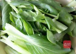 虾皮炒小油菜的做法图解1