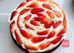 草莓裸蛋糕(8寸)的做法图解8