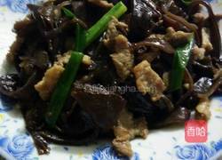 木耳炒肉的做法图解6
