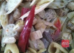 鹅肠藕尖的做法图解3