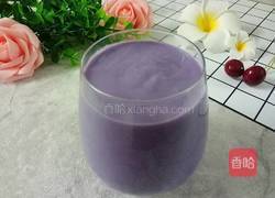 紫薯牛奶糊的做法图解2