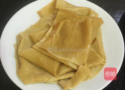 豆香腐皮卷的做法图解2