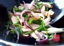 洋葱辣椒炒豆腐卷的做法图解6