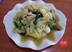 老屋私房菜鸡蛋炒大葱的做法图解6