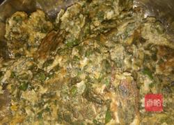 艾叶煎蛋的做法图解6