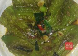 香煎苦瓜的做法图解5