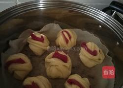 蔬菜汁花卷的做法图解8