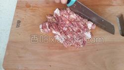 豆腐肉沫酿香菇的做法图解1