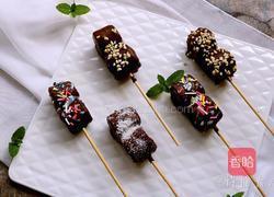 香蕉巧克力冰棒的做法图解11