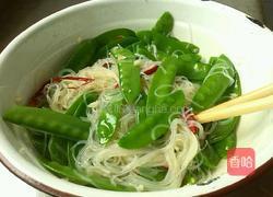 荷兰豆拌粉丝的做法图解7