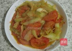 西瓜皮炒西红柿的做法图解5