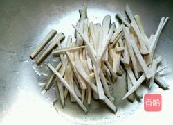 小葱杏鲍菇炒火腿的做法图解3