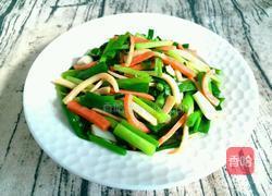 小葱杏鲍菇炒火腿的做法图解7