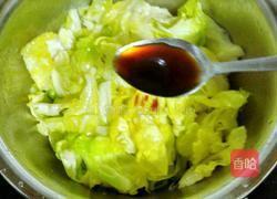 蚝油炒甘蓝的做法图解3