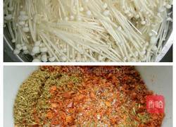 香煎金针菇的做法图解1