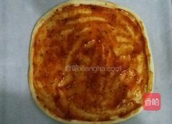 杂蔬火腿披萨的做法图解3