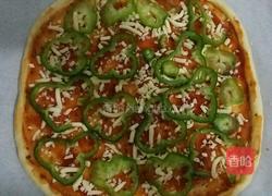 杂蔬火腿披萨的做法图解5