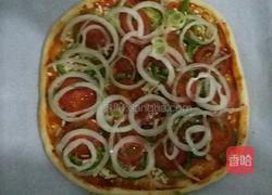 杂蔬火腿披萨的做法图解6