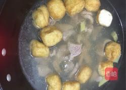 菠菜肉片豆腐泡汤的做法图解6