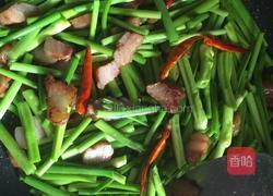 蒜苔腊肉的做法图解5
