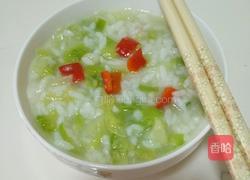 包菜咸米粥的做法图解5