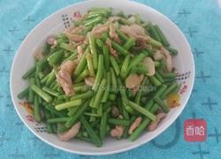 猪肉炒蒜薹的做法图解6