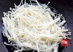 肉末炒金针菇的做法图解5