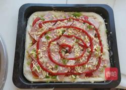 火腿披萨的做法图解4